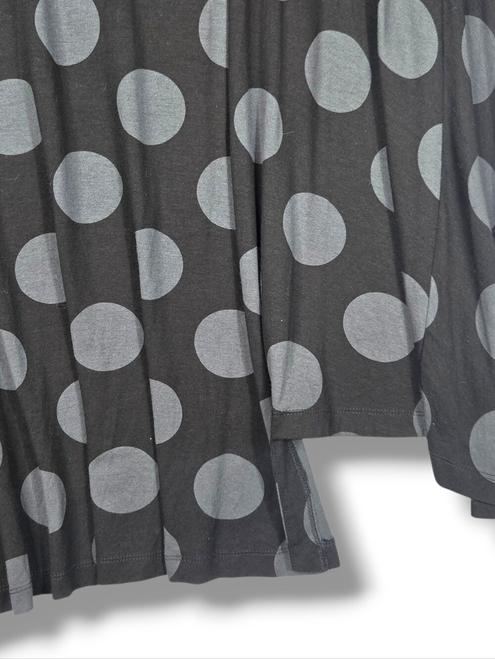 Alembika Dot Hi Lo Black Grey Tunic Top Size 3 10 / 12 - Picture 14 of 16